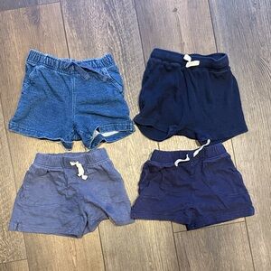 B22 GAP Kids' Assorted Blue Shorts Set 12-18 Months Casual Outdoor